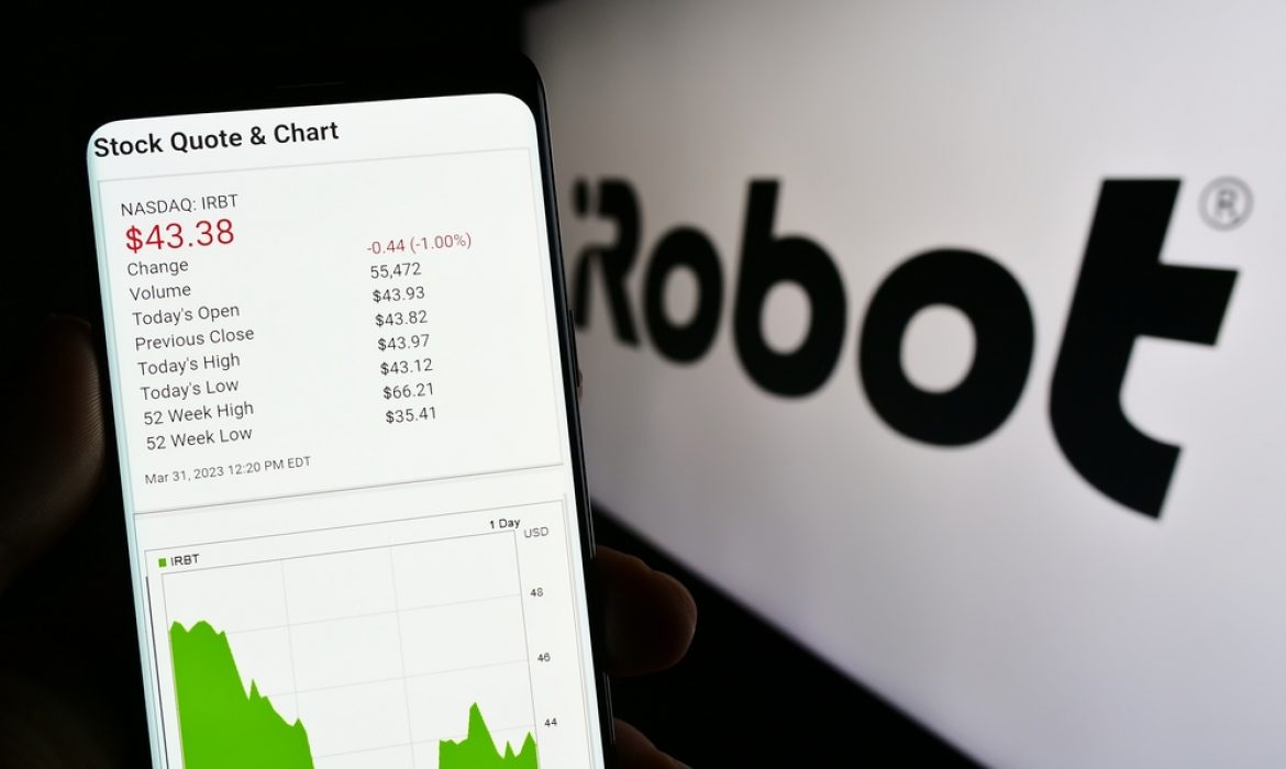 Shares of iRobot plunged 17%